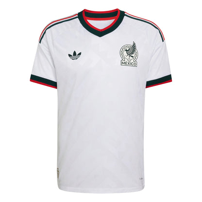 adidas Mexico Away Authentic Mens Soccer Jersey 2026 White