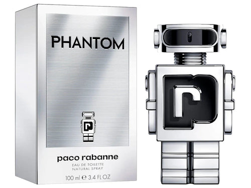 Perfume Paco Rabanne Phantom 100ml Plata para Hombre