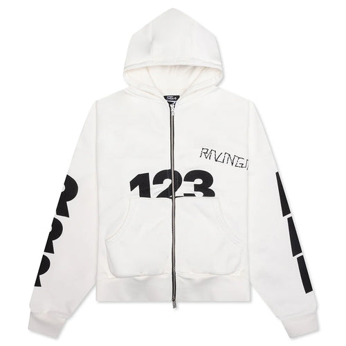USO 123 CVA Zip Hoodie Max White