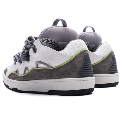Curb Sneakers White Grey