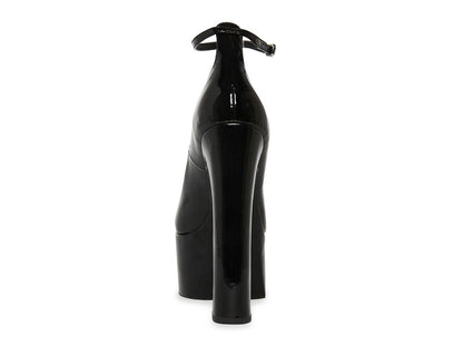 Zapatos de Tacón Steve Madden Negro Charol para Mujer