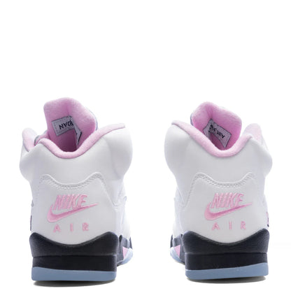Air Jordan 5 Retro OG 35th Anniversary GS White Black Med Soft Pink White