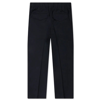 Gabardine Wool Trousers Navy