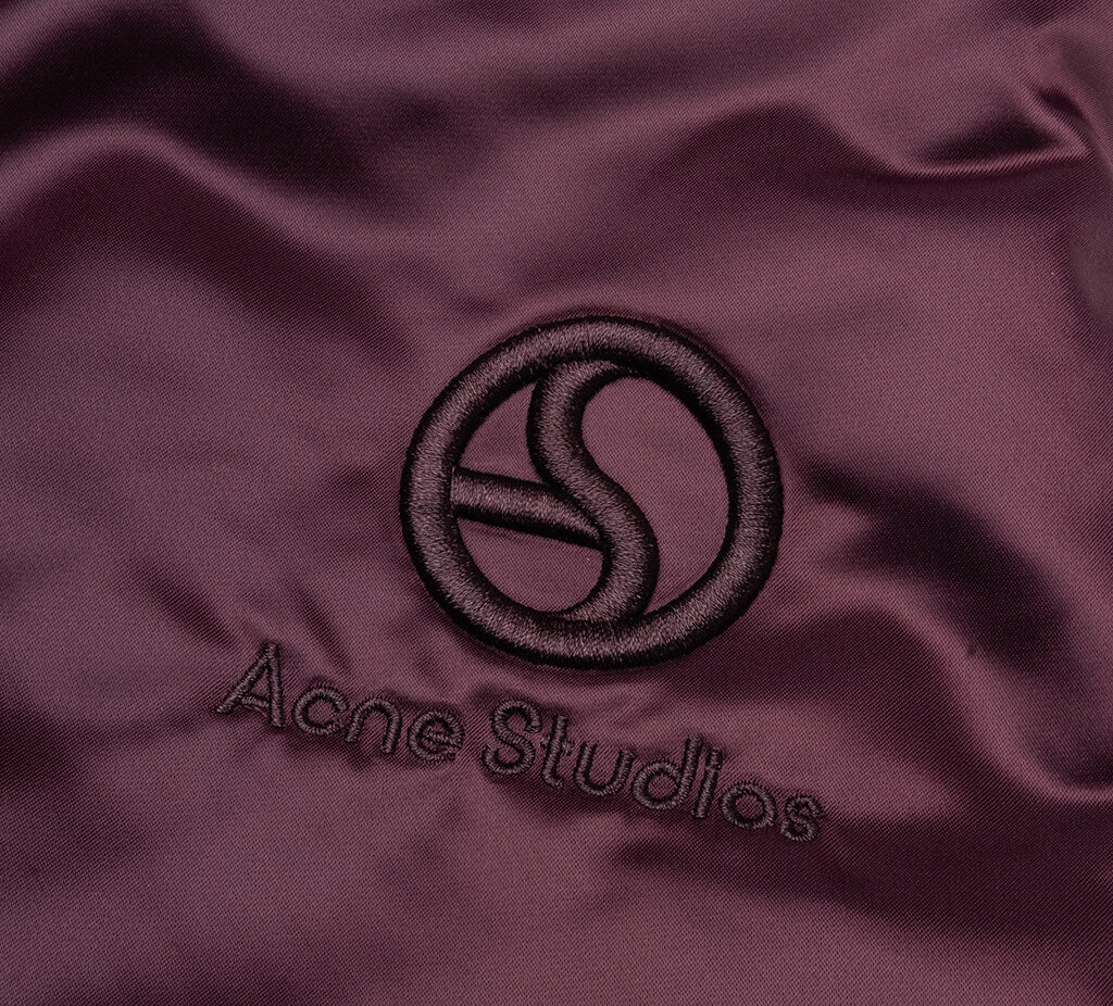 Technical Bomber Jacket Burgundy