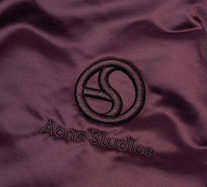 Technical Bomber Jacket Burgundy