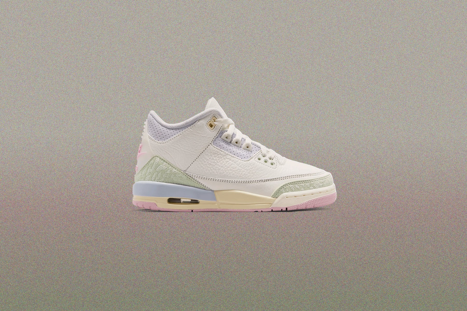 Air Jordan 3 Retro OG Spring is in the Air GS Sail Aura Jade Aura