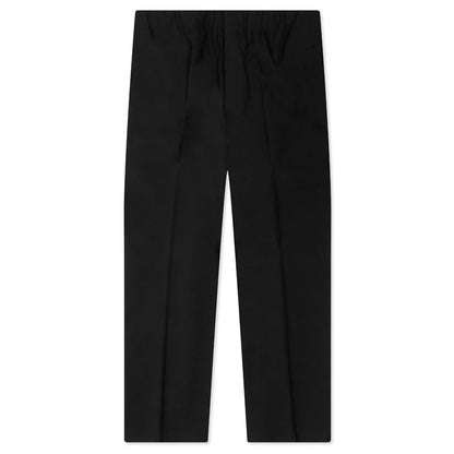 Sharp Gabardine Wool Trouser Black