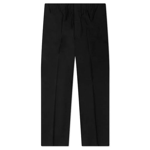 Sharp Gabardine Wool Trouser Black