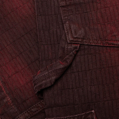 Jacquard Carpenter Jean Brown