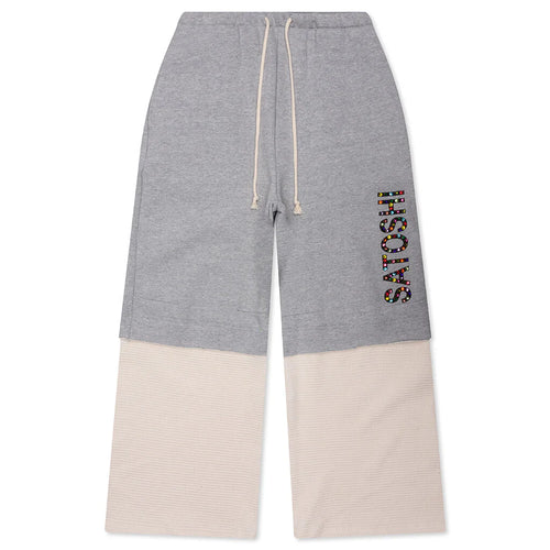 Double Layer Studded Sweatpant Heather