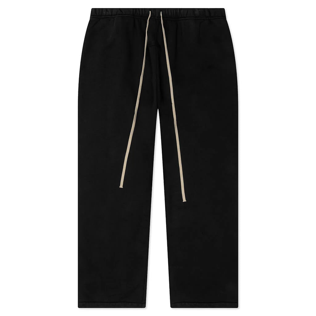 Heavy Fleece Relaxed Sweatpant Black