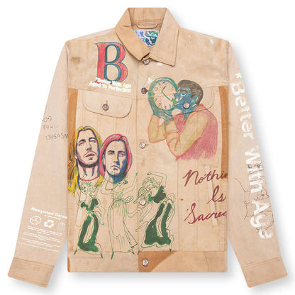 Harrison Reconstructed Trucker Jacket Multi