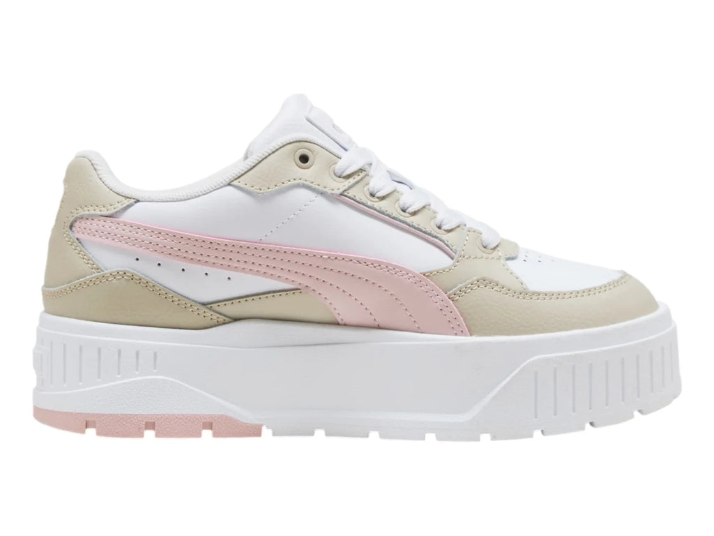 Tenis Puma Karmen II Idol Blanco y Rosa para Niña