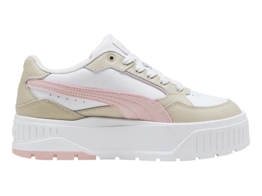 Tenis Puma Karmen II Idol Blanco y Rosa para Niña
