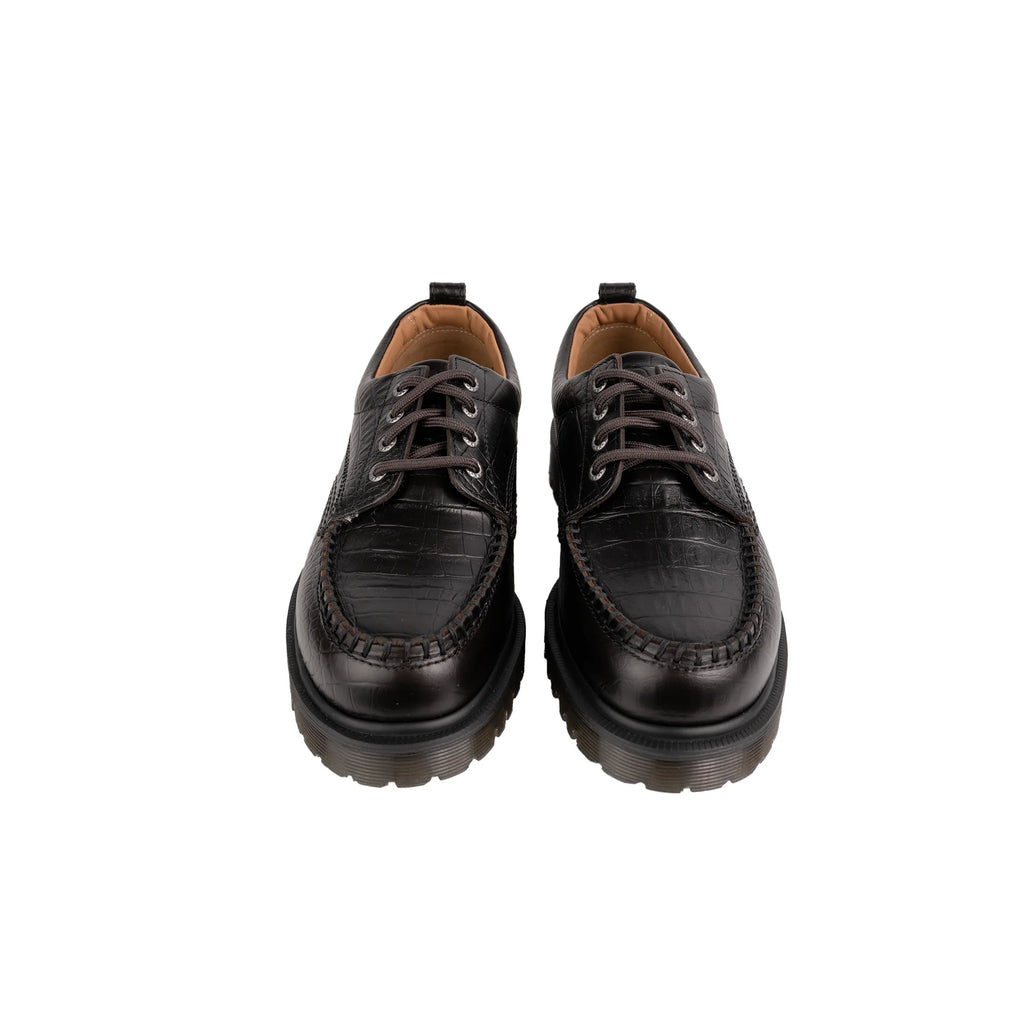 Dr Martens Lowell Dark Brown Croc