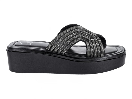Sandalias de Plataforma Nomadas Negro para Mujer