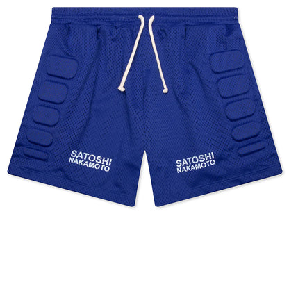 Mesh Moto Short Blue