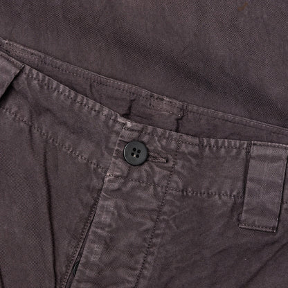 Wide Chino Crash Pants Black