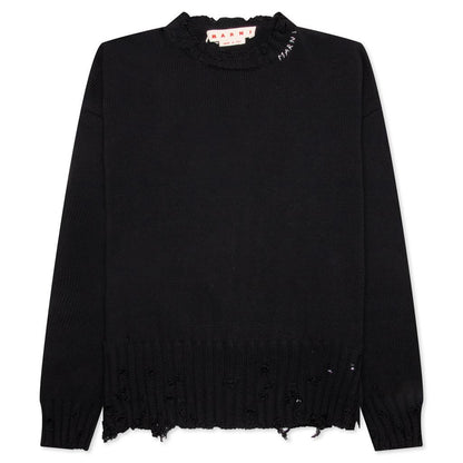 Round Neck Sweater Black