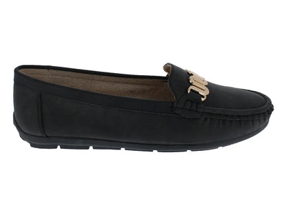 Zapatos Mocasines Comfort Fit Negro para Mujer
