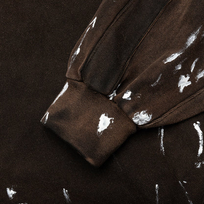 Rose Zip Hoodie Welder Brown