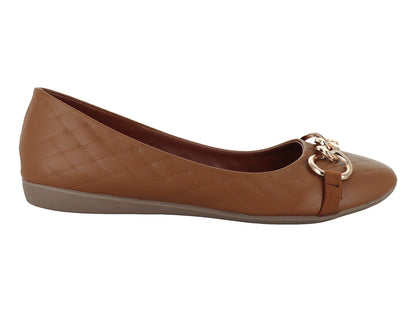 Zapatos Balerinas MELIANA Color Camel para Mujer