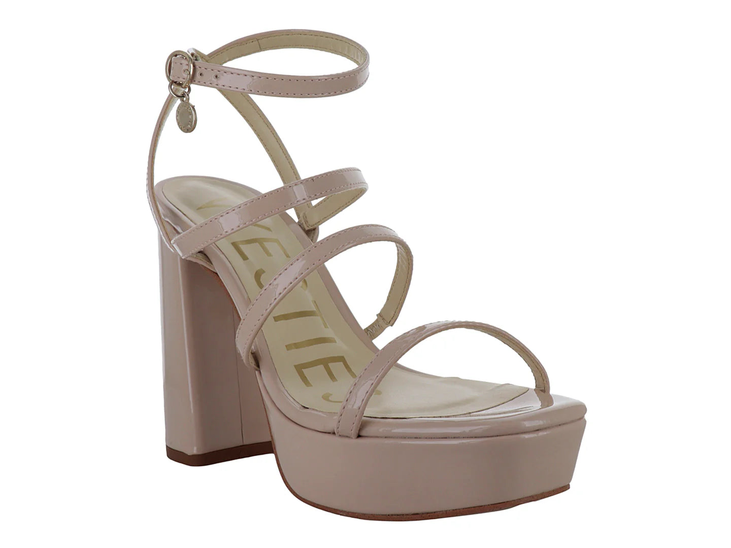 Sandalias de Tacón Westies Color Nude para Mujer