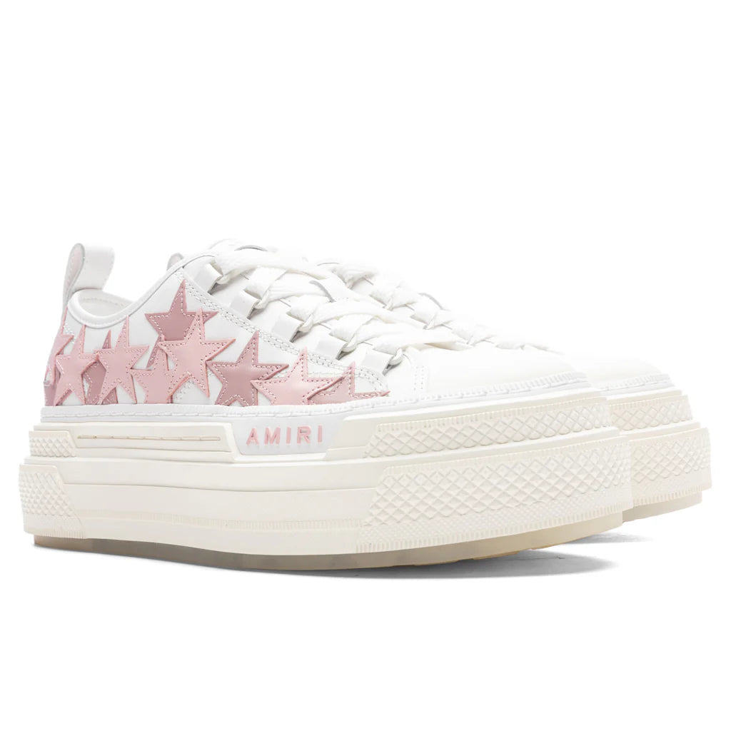 Womens Platform Stars Court Low Pink
