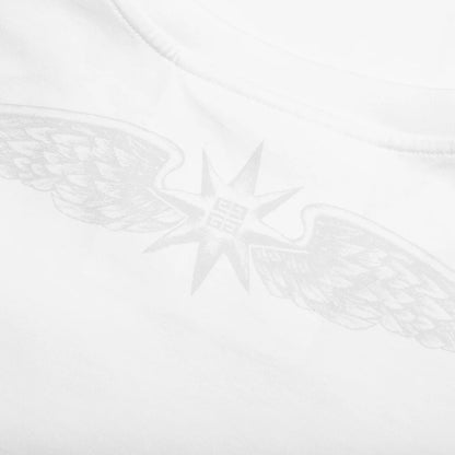 Wings Cotton T Shirt White