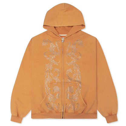 Crystal Hoodie Washed Brown