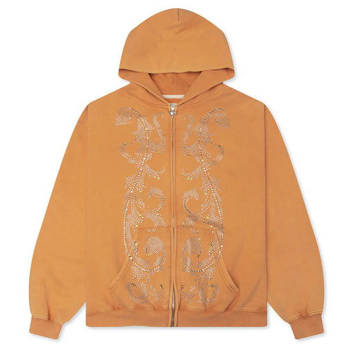 Crystal Hoodie Washed Brown