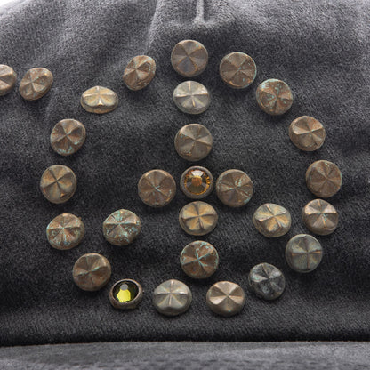 Studded Wrap Around Hat Black