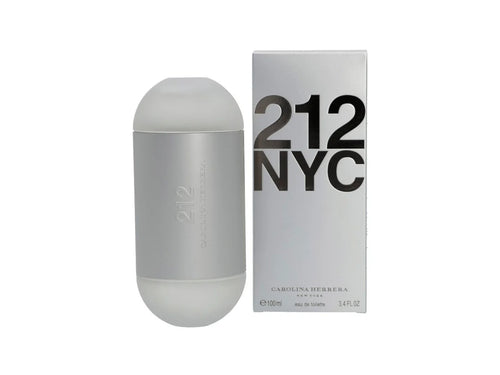 Perfume Carolina Herrera NYC 212 Woman Plata 100ml