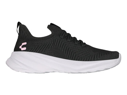 Tenis Charly Relax Negro con Rosa para Mujer