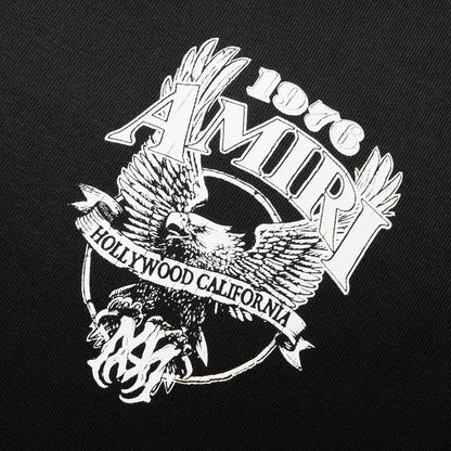 Amiri Eagle Oversized Tee Black