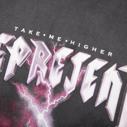 Take Me Higher T Shirt Vintage Grey
