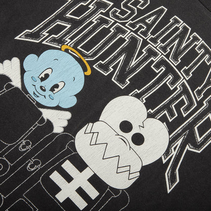 Saint M6 x Bounty Hunter Skull KBaby M S S Tee Black