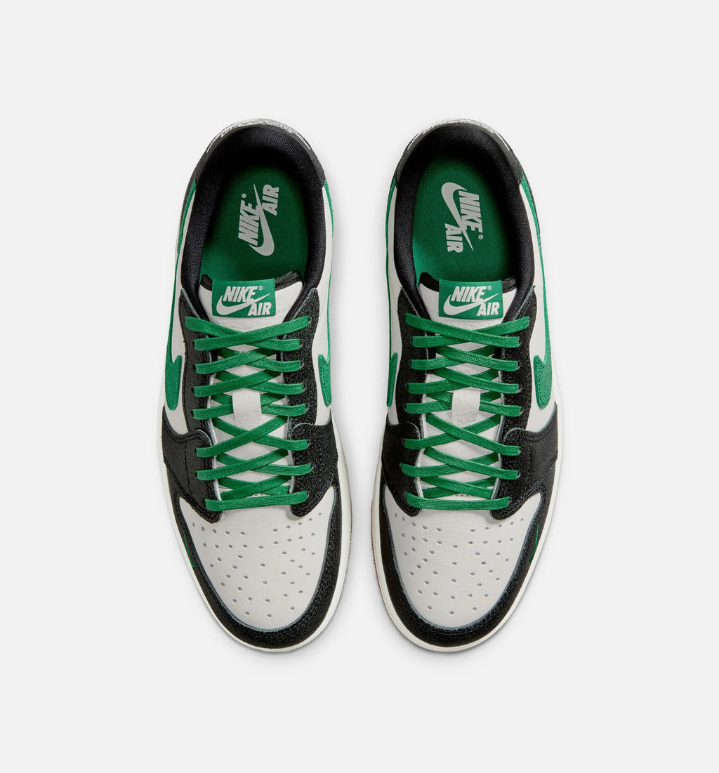 Air Jordan 1 Retro Low OG Phantom And Pine Green Mens Lifestyle Shoe Phantom Pine Green Black Free Shipping