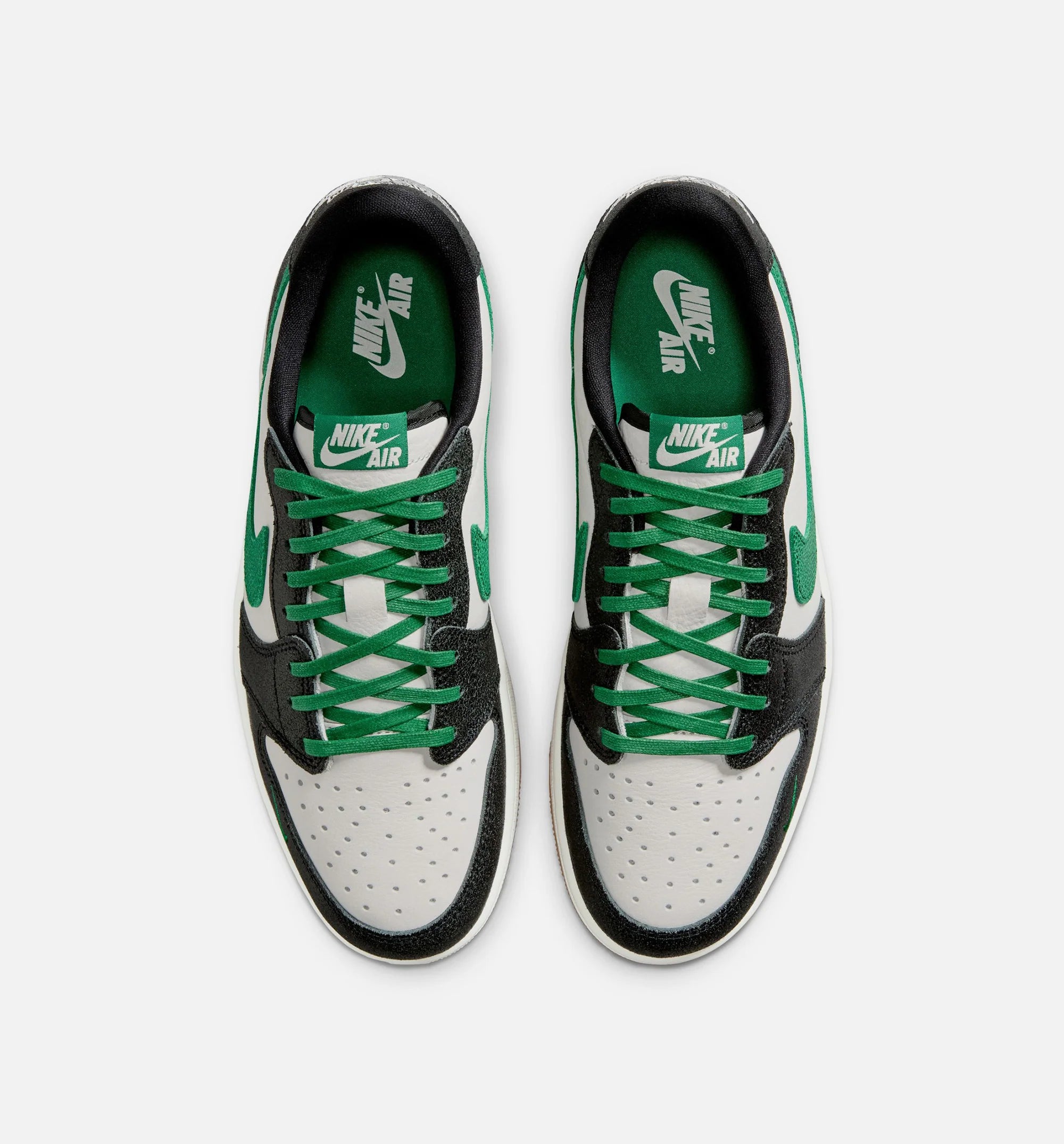Air Jordan 1 Retro Low OG Phantom And Pine Green Mens Lifestyle Shoe Phantom Pine Green Black Free Shipping