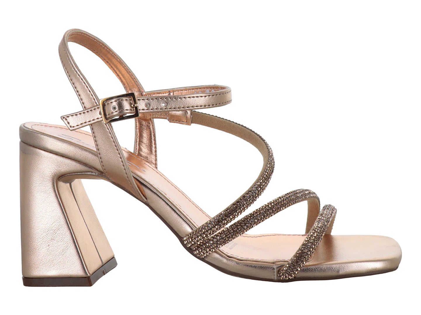 Sandalias Senties Oro Rosado para Mujer