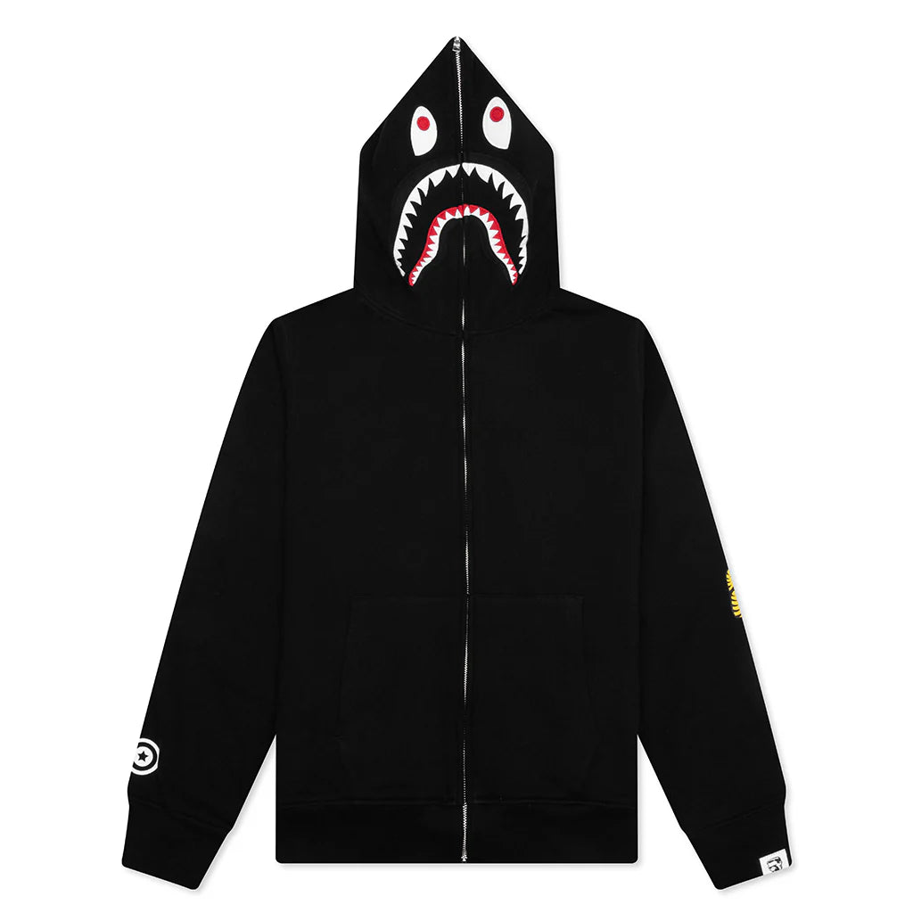 2nd Shark Full Zip Hoodie Black