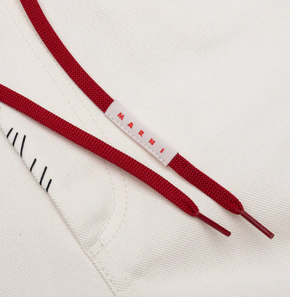 Drawstring Trousers Lily White