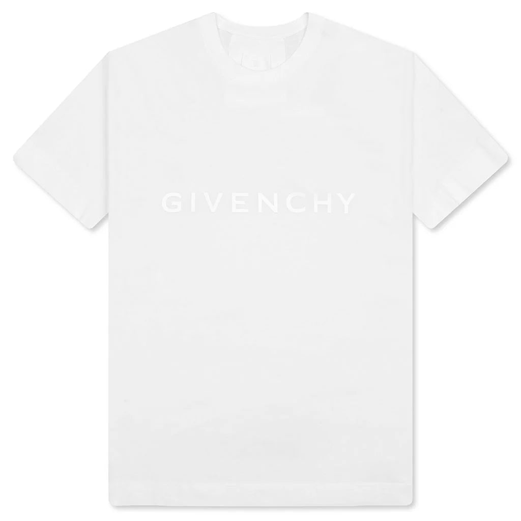 Reflective Slim Fit T Shirt White