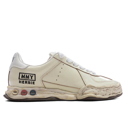 Herbie Low OG Sole Wrinkled Leather White