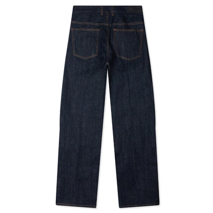 Straight Leg Jeans Dark Blue