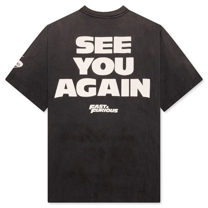 Saint M6 x Fast Furious 7 See You Again S S Tee Black