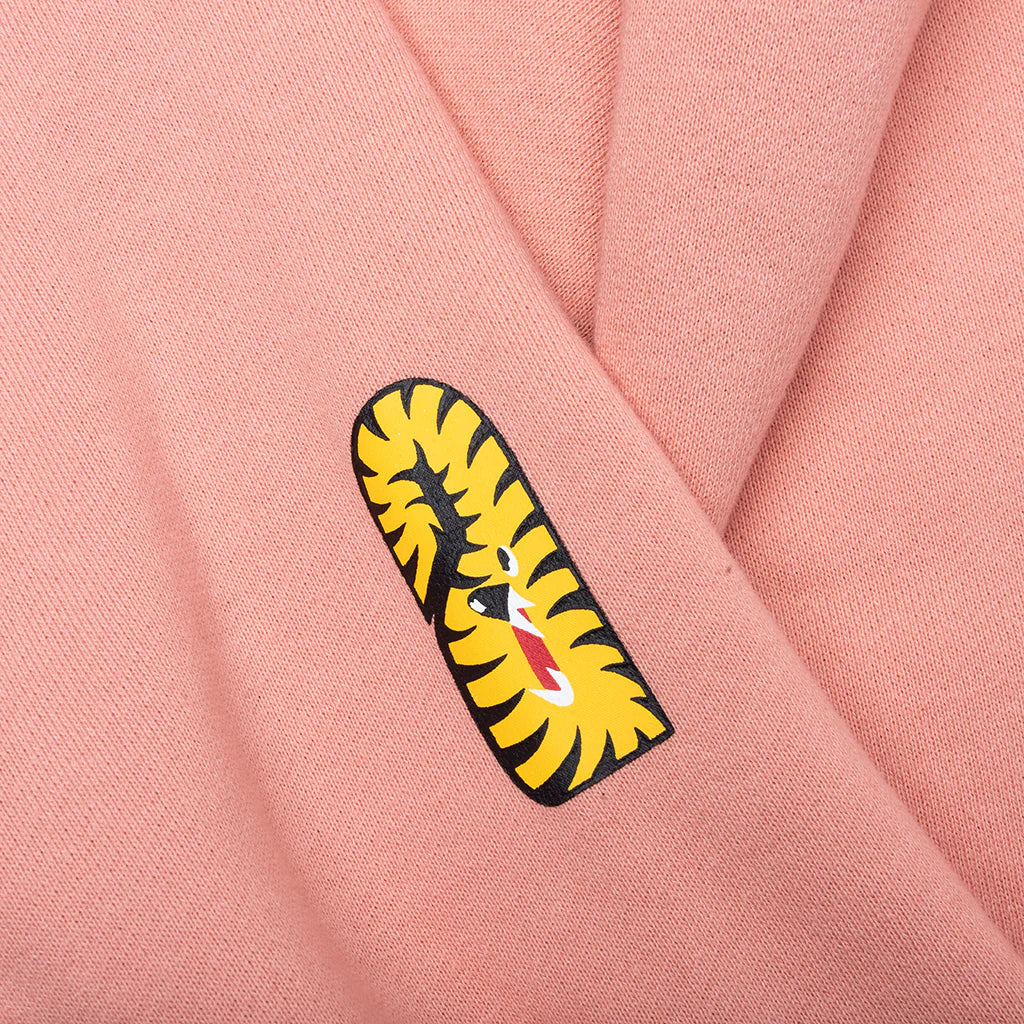 2nd Shark Full Zip Hoodie Pink
