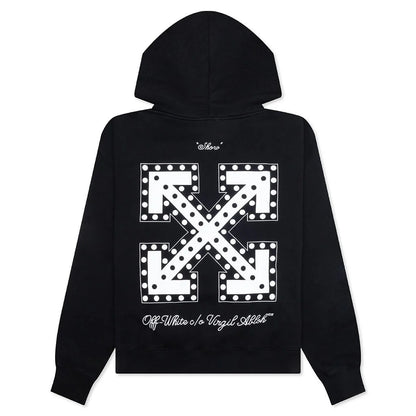 Arr Ask Legal Skate Hoodie Black White