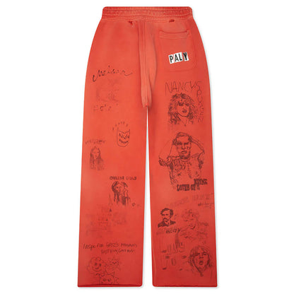 Chelseay Hotel Sweatpant Red