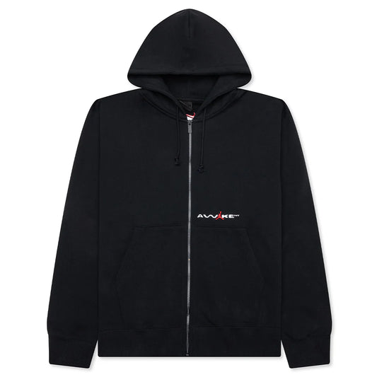 Jordan x Awake NY Full Zip Fleece Hoodie Black University Red